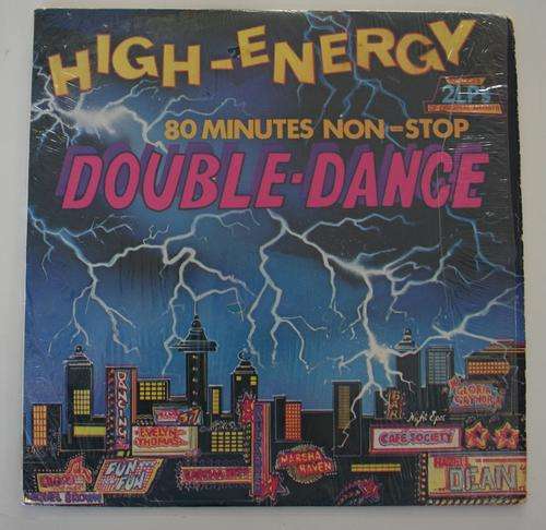 HIGH-ENERGY DOUBLE DANCE VOL 1 ---VINYL DOUBLE LP RECORD