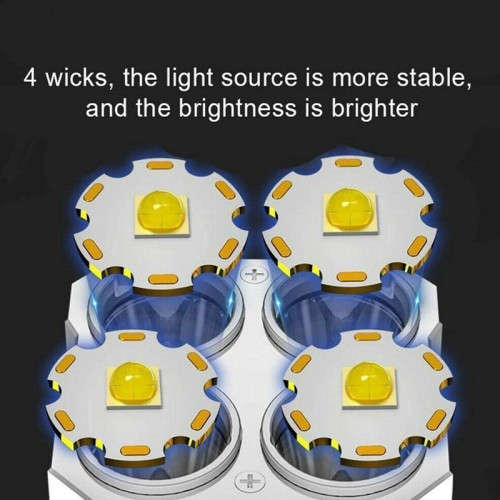 LED Compact Flashlight For Camping Mountain Patrol For Tactical Lights And Lumens