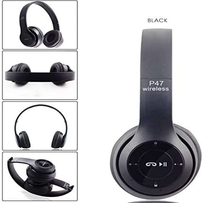 P47 Bluetooth Wireless Headset Foldable Headset