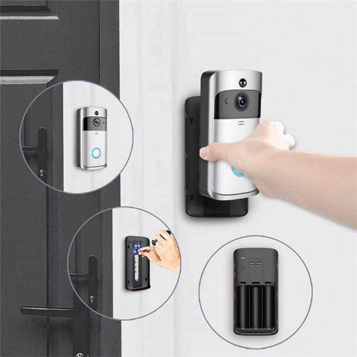 Wireless Wifi Video Smart Doorbell Video Ring Intercom Camera with Night Vision Home Security