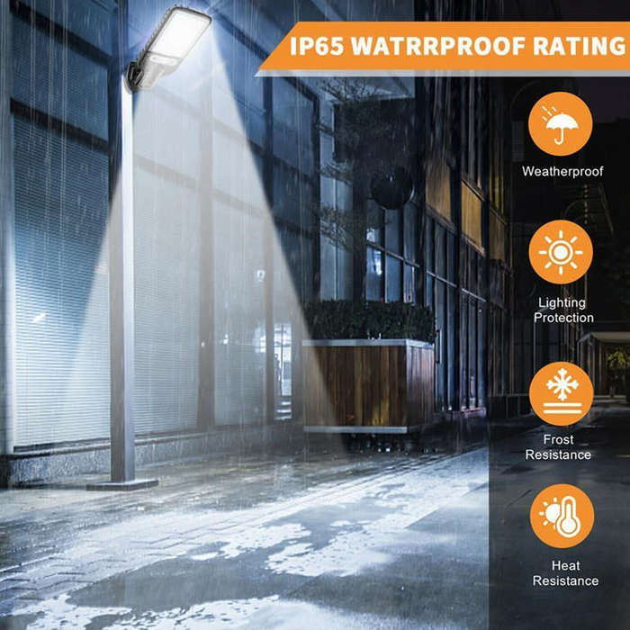 LED Solar Street Light With Motion Sensor Suitable For Outdoor Courtyard Walkways