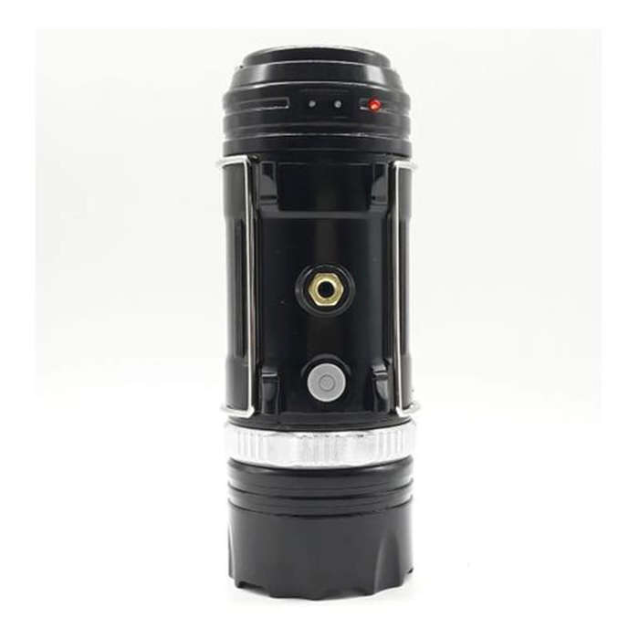 LED Solar Rechargeable Multifunctional Camping Flashlight Lantern