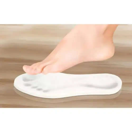 Memory Foam Insoles White 1 Pair Unisex Insoles