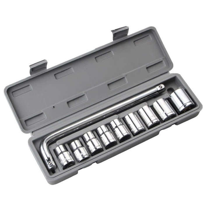 Multi-Function Wrench Combination Hand Tool Socket Set 10 Pieces