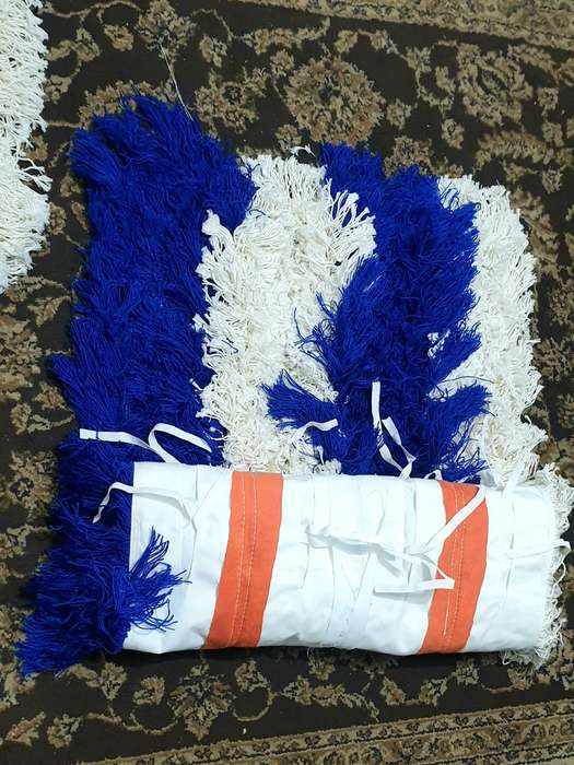 (WHITE COLOUR)..Hand-Made Foot Massaging Carpets (100x60)cm x .9kg (BID PER RUG)!!!