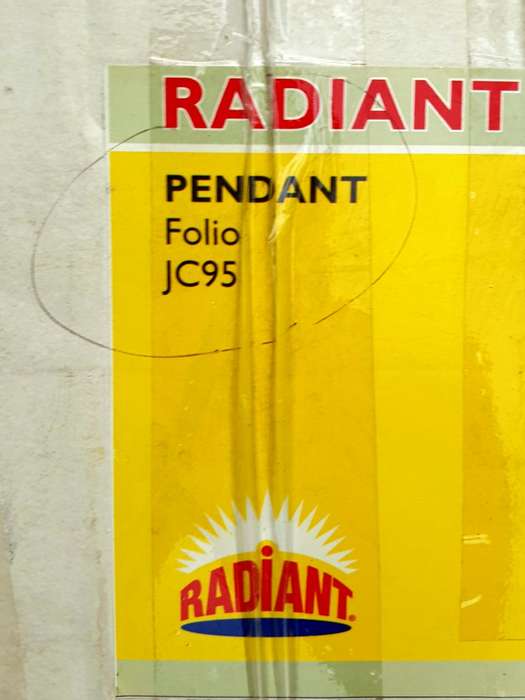Radiant Folio Pendant Light JC95
