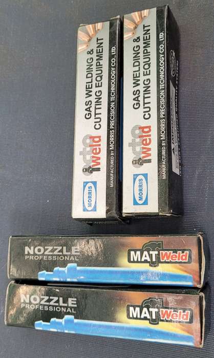 Cutting Propane Nozzles/Tips No.6292-NX3 & Nat Weld Nozzles  (Bid Per 4-Piece Pack)