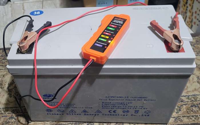 NO BOX-UNUSED 12v  100Ah Gel Battery
