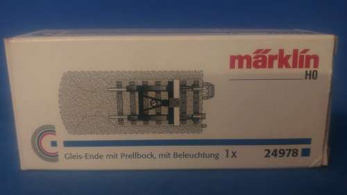 Marklin 24978 Buffer stop with lamp