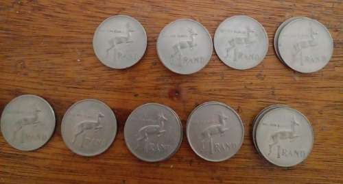 20x old RSA 1R coins - one bid for all coins