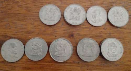 20x old RSA 1R coins - one bid for all coins