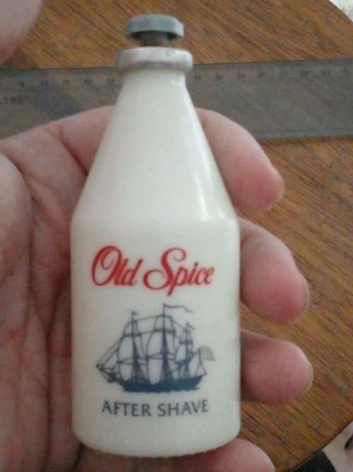 Old spice after shave still full