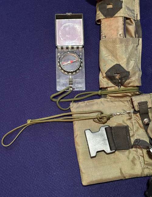 SA SPECIAL FORCES  RECCE Combat Rig, with Camillus Combat Knife and Compass (Read Description)