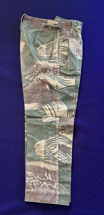 RHODESIAN ARMY CAMO TROUSERS, with Rear Padding and Waist Adjuster