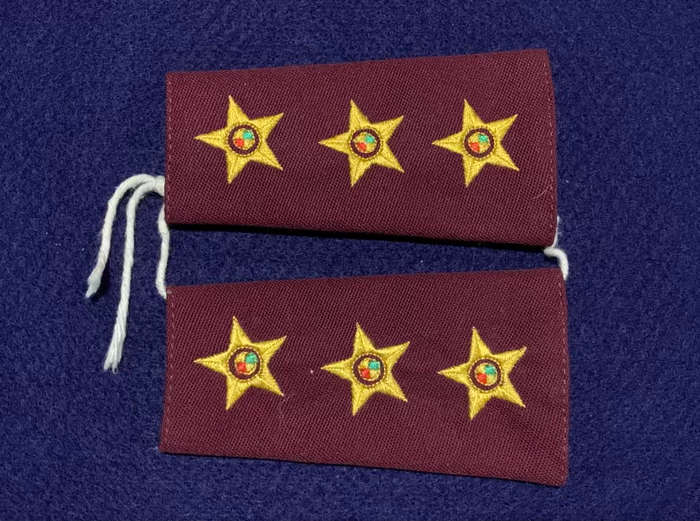 SA Medical Services (SAMS) Captain Embroidered Ranks - 1 Pair