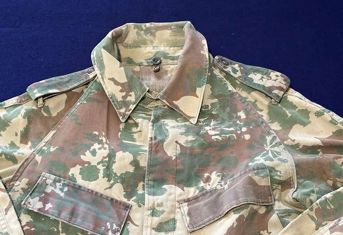 SAP Koevoet 1st Type Camouflage Bushjacket - Year 1971 - Original Used with StarBurst Patterns