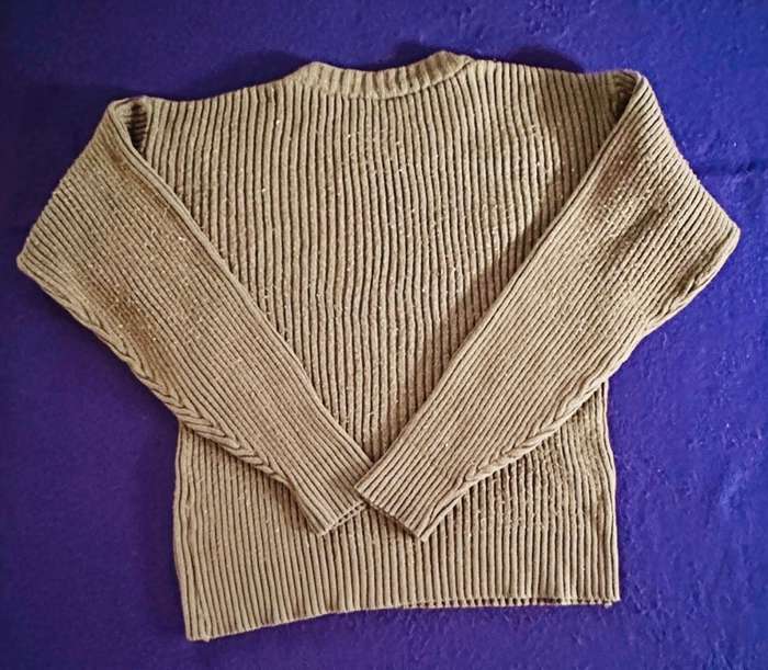 RHODESIAN Dappled Green Jersey with Khaki Padding - Made by Wintex, Rhodesia - Small