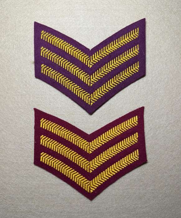 Rhodesia Medical Corps - Set of SGT RANKS SERVICE DRESS (2 Variations), 1970-1980