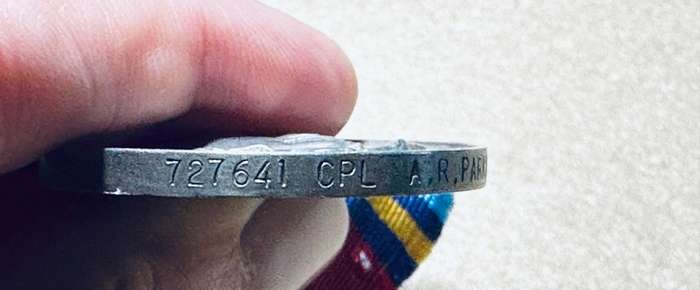 Rhodesian Corps of Engineers - GSM 727641 CPL A.R.PARKIN