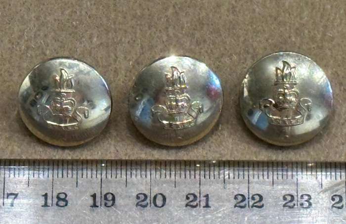 Rhodesian Educational Corps - 3 Medium Buttons - by DOWLER of Birmingham