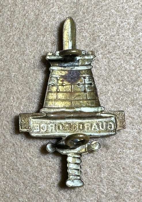 Rhodesian Guard Force - Brass Cap Badge - Variation 4