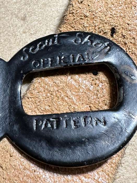 Rhodesian Boy Scouts - LEATHER BELT WITH HALF BUCKLE