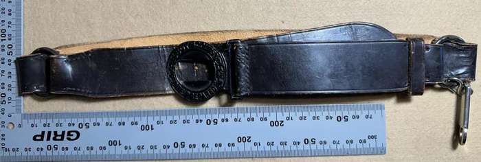 Rhodesian Boy Scouts - LEATHER BELT WITH HALF BUCKLE