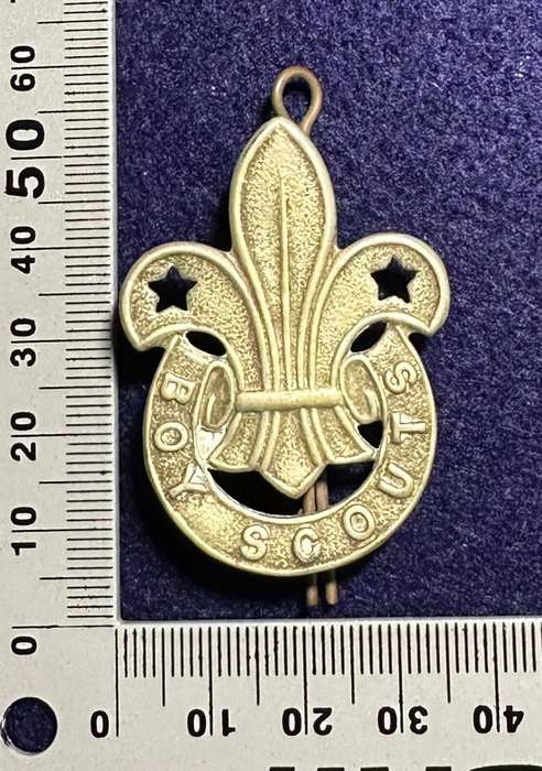 Rhodesian Boy Scouts - CHROME HAT BADGE
