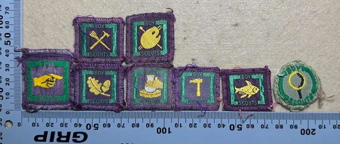 Rhodesian Boy Scouts - VARIED PROFICIENCY CLOTH BADGES - 8 badges