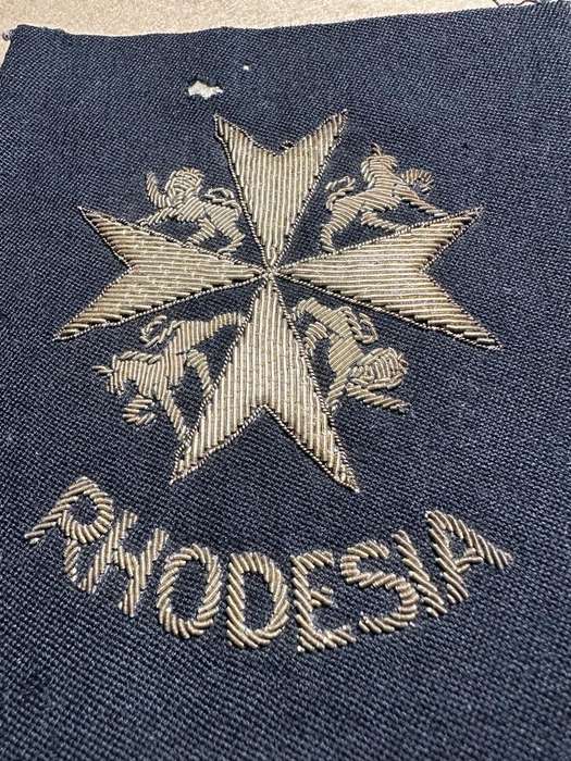 Rhodesian ST JOHNS - BULLION BLAZER BADGE