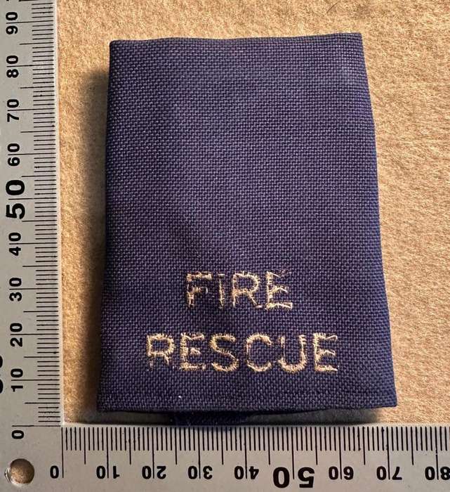 Rhodesian Fire Brigade - FIRE RESCUE SLIP ON VARIANT - Blue