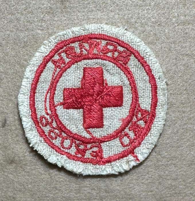 Rhodesia RED CROSS - BRITISH RED CROSS SILK ON WOOL