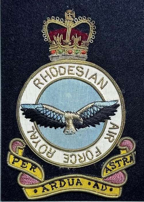 Rhodesian Air Force - RRAF QC BLAZER BADGE BULLION VARIANT