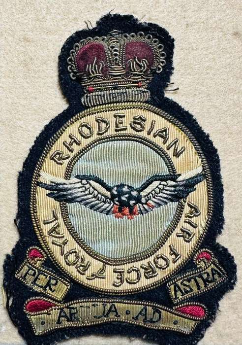 Rhodesian Air Force Blazer Badge Bullion Variant