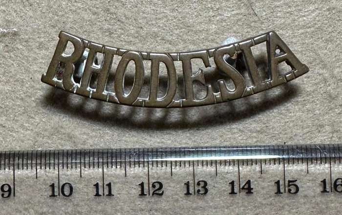 Rhodesia - BRASS RHODESIA TITLE
