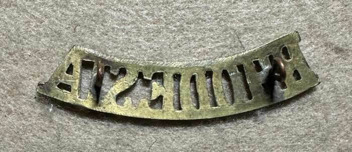 Rhodesia - SOLID BRASS RHODESIA TITLE