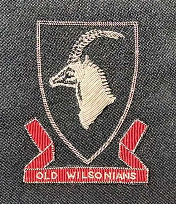 Rhodesian School Badge - ALAN WILSON SCHOOL - OLD WILSONIANS SCHOOL BADGE, WITH STENCIL & DOCUMENTS