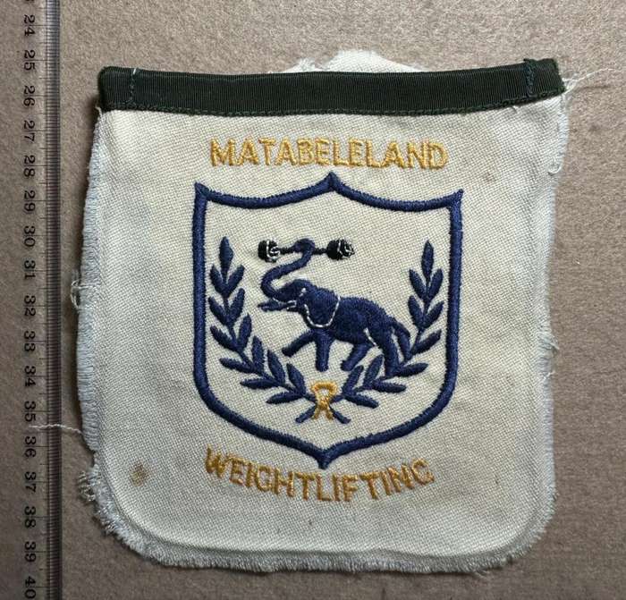 Rhodesia - MATABELELAND - PROVINCIAL SPORT COLOURS - WEIGHTLIFTING VARIANTS