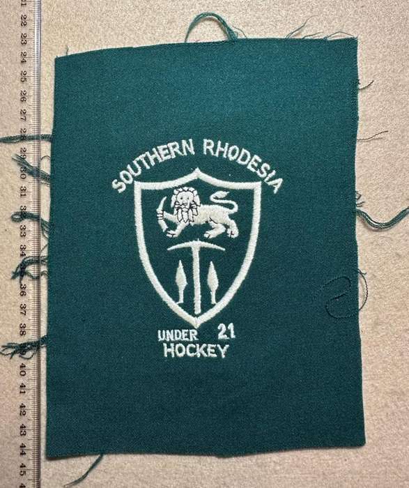 SOUTHERN RHODESIA - UNDER 21 HOCKEY COTTON VARIANTS