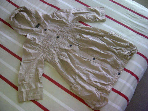 ***Beige Funky Design Ladies Hooded Top**L, XL, XXL ONLY**BRAND NEW***Great Quality Item***
