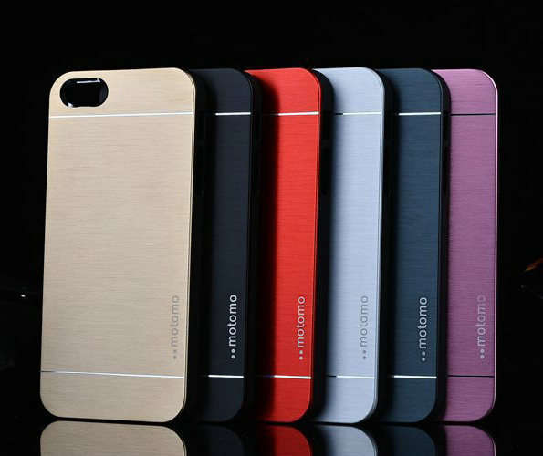 **Huawei P8 Lite Motomo Ino Brushed Metal Case**Ultra Slim**Black, Red**BRAND NEW**