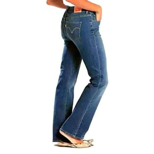 Ladies Levi Strauss Demi Curve Flare Bootleg Jeans - 48748-0016 - W27 X L34