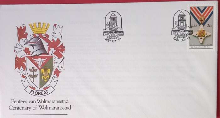 WOLMARAND CITY 100 YEARS COVER 1991