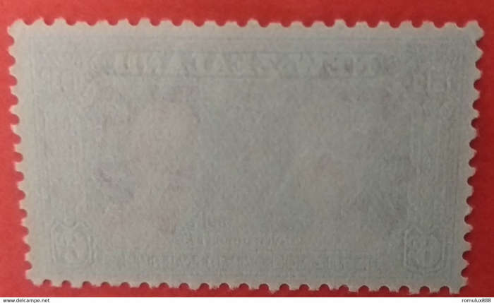 NEW ZEALAND 1935 SILVER JUBILEE 6d RED ORANGE MNH