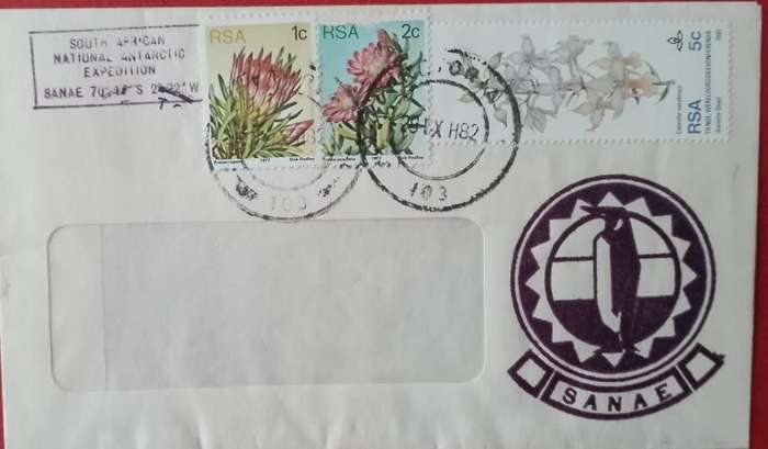 SOUTH AFRICAN NATIONAL ANTARTIC EXPEDITION SANAE COVER 1982