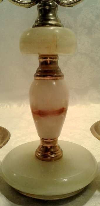 Vintage Italian Scales of Justice with Alabaster inlay.