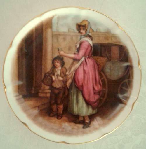 Original Cries of London "THE PENCIL SELLER", Gold Edge - Jones & Middleton