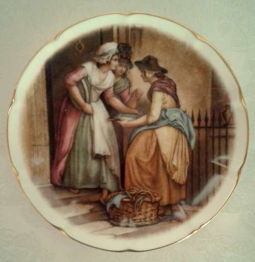 Original Cries of London ''THE FISHMONGER'' Gold Edge - Jones & Middleton