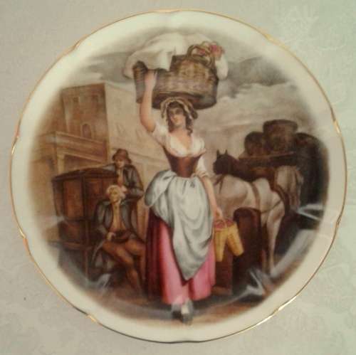 Original Cries of London ''THE  LAUNDRY MAID''  Gold Edge - Jones & Middleton