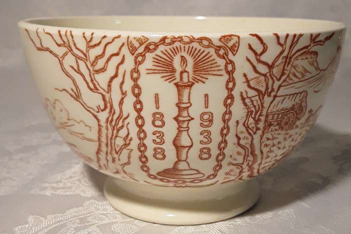 Two Voortrekker Centenary Bowls